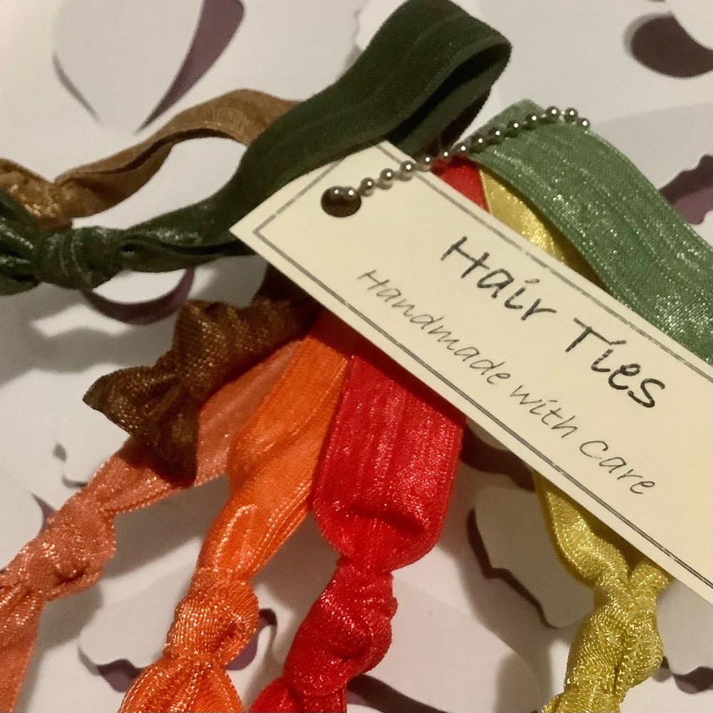 Hair Ties fall colors
